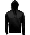 02991 Unisex Spencer Hooded Sweatshirt Black colour image